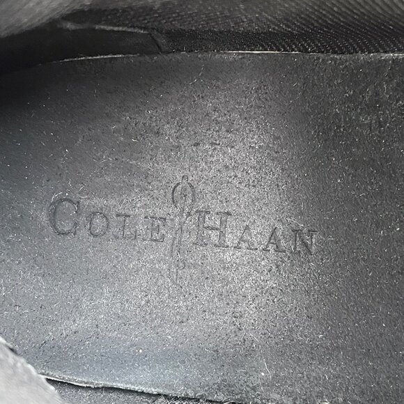 COLE HAAN 11.5M Mens Chukka Boot Tumbled Black Leather main image 9